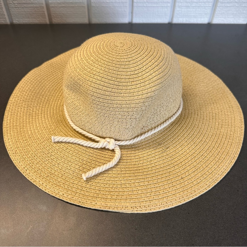 J. Crew CREWCUTS Tan Wide-Brim Sun Hat